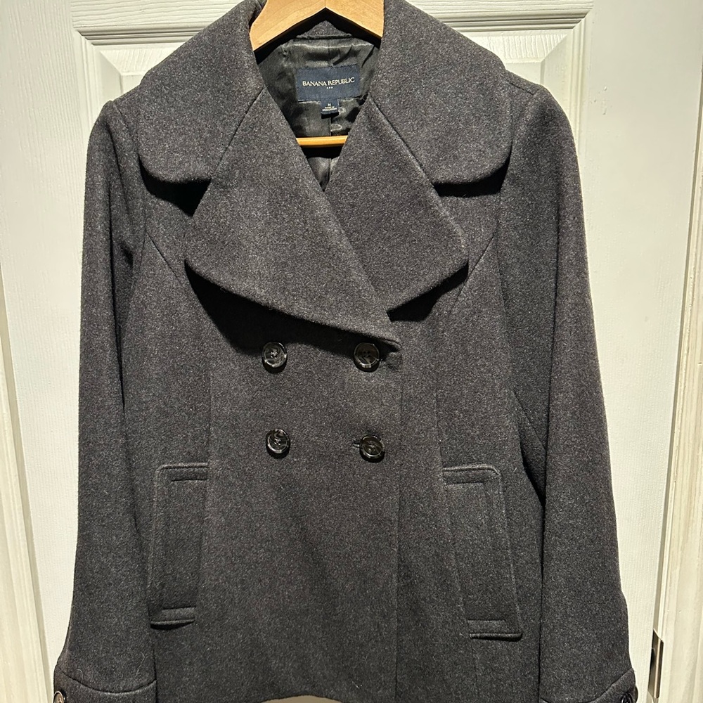 Banana Republic Charcoal Peacoat for Women